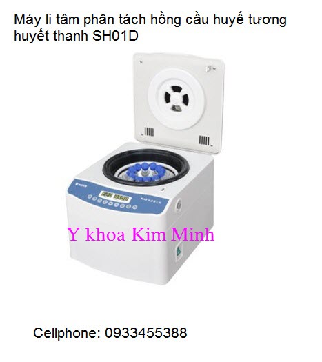 May ly tam phan tach hong cau huyet thanh huyet tuong SH01D Y khoa Kim Minh
