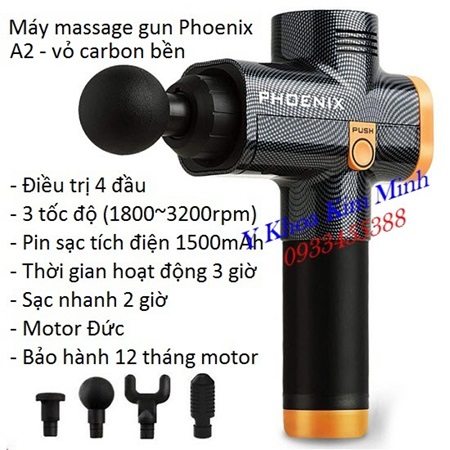 Máy massage gun giảm đau lưng cột sống đĩa đệm và bệnh thần kinh tọa