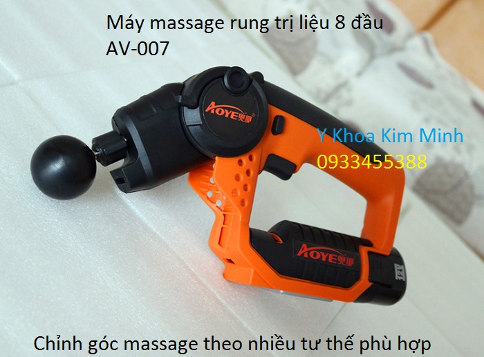 Máy điều trị giảm đau thần kinh toạ, đau khớp, đau cột sống 8 đầu AV-007