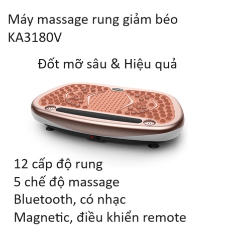 Máy rung chân giảm béo body toàn thân công nghệ mới KA3180V