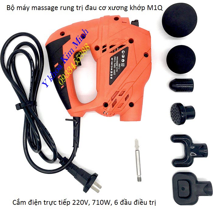 Nơi bán máy massage rung trị liệu 6 đầu chuyên dùng cho ngành vật lý trị liệu - Y khoa Kim Minh