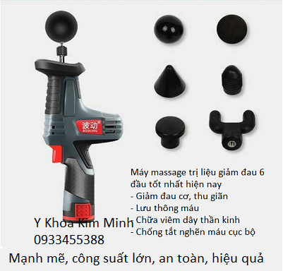 Máy massage trị liệu giảm đau 6 đầu - Y khoa Kim Minh