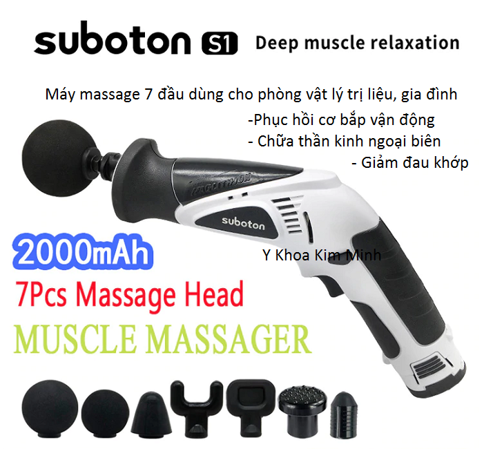 Máy massage Suboton 7 đầu điều trị giảm đau cơ khớp bán tại Tp Hồ Chí Minh - Y khoa Kim Minh