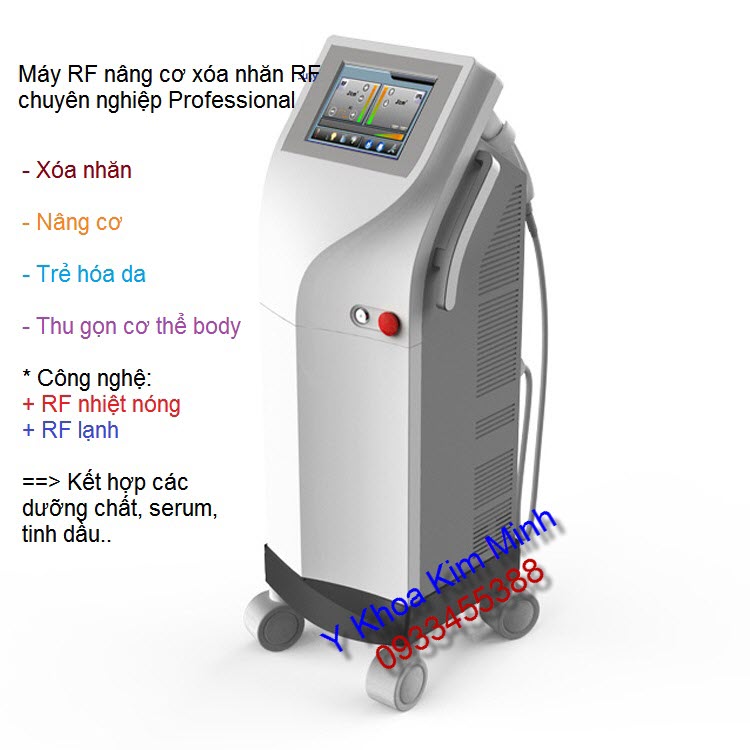 May nang co xoa nhan tre hoa da RF Professional chuyen nghiep Y Khoa Kim Minh Tp Hochiminh