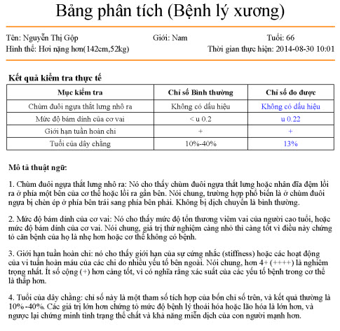 máy chỉ số loãng xương cơ thể KG01