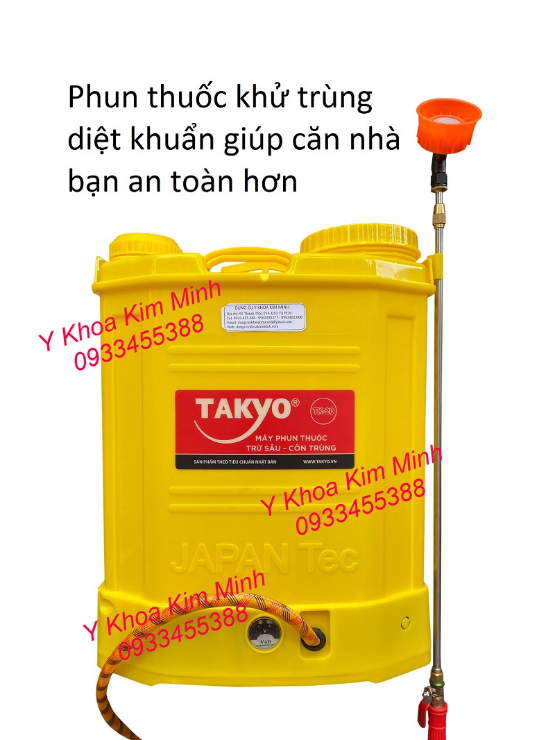 Máy phun thuốc khử trùng diệt khuẩn con ong vàng Takyo
