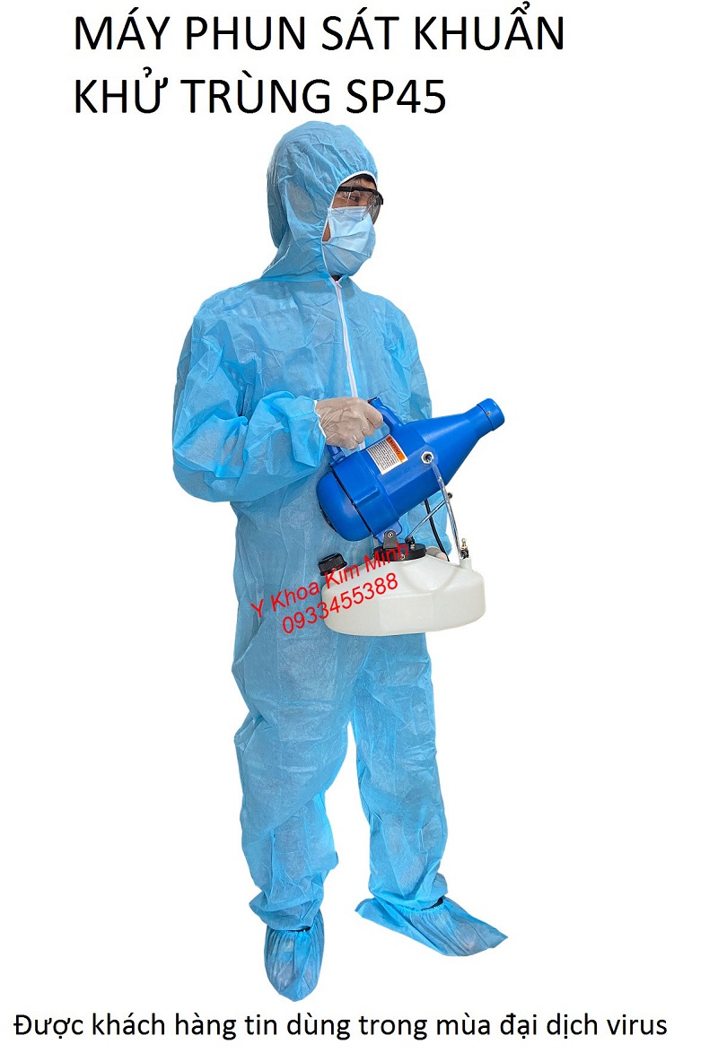 Máy phun dung dịch khử trùng sát khuẩn y tế SP45 bán tại Tp.HCM