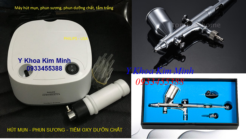 Sung tiem oxy BT-181 dung voi may oxy hut mun mini Philips - Y khoa Kim Minh 0933455388
