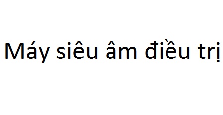Máy siêu âm điều trị giảm đau