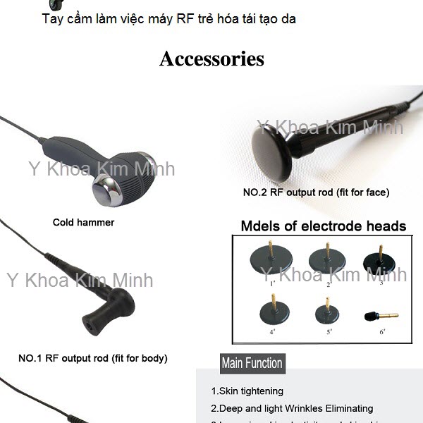 May tai tao da nang co tre hoa da cong nghe dien tu RF monopolar Y Khoa Kim Minh