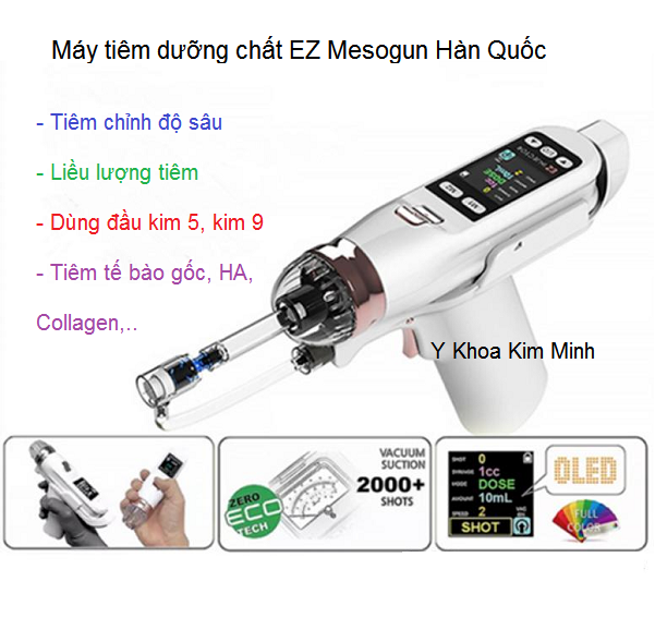 May tiem duong chat chong nhan, tri nam EZ Mesogun Han Quoc - Y khoa Kim Minh