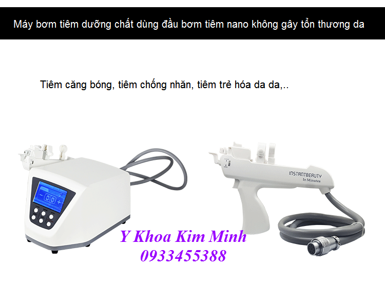 May bom tiem duong chat mesogun dung dau bom tiem nano - Y Khoa Kim Minh