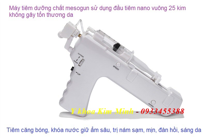 Dòng máy tiêm căng bóng, mịn trắng da mesogun nano - Y Khoa Kim Minh 0933455388