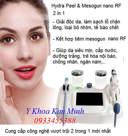 Máy tiêm căng bóng, tiêm mesogun nano RF 2 trong 1 KM-429 - Y Khoa Kim Minh