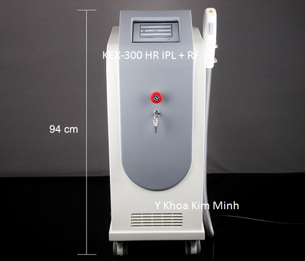 M&aacute;y triệt l&ocirc;ng 1 tay cam E-light KEX-300 trẻ h&oacute;a da nhập khẩu bởi Y Khoa Kim Minh