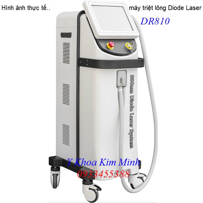 May triet long cong nghe moi nha Diode Laser DR810 - Y khoa Kim Minh