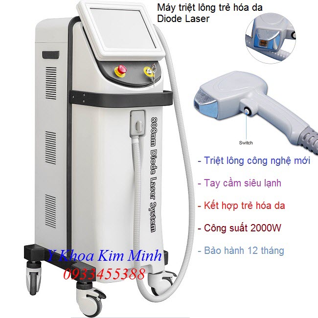 Noi ban may triet long lanh va tre hoa da Diode Laser DR810 - Y Khoa Kim Minh 0933455388
