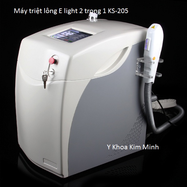 M&aacute;y triệt l&ocirc;ng mini 2 trong 1 trẻ h&oacute;a da giảm b&eacute;o KS-205