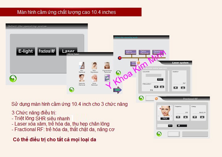 Dia chi ban may triet long sieu nhanh SHR EPL200 Y Khoa Kim Minh