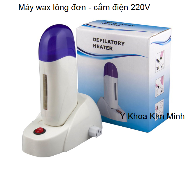 Cay wax long don cam dien dung voi sap wax long Y Khoa Kim Minh