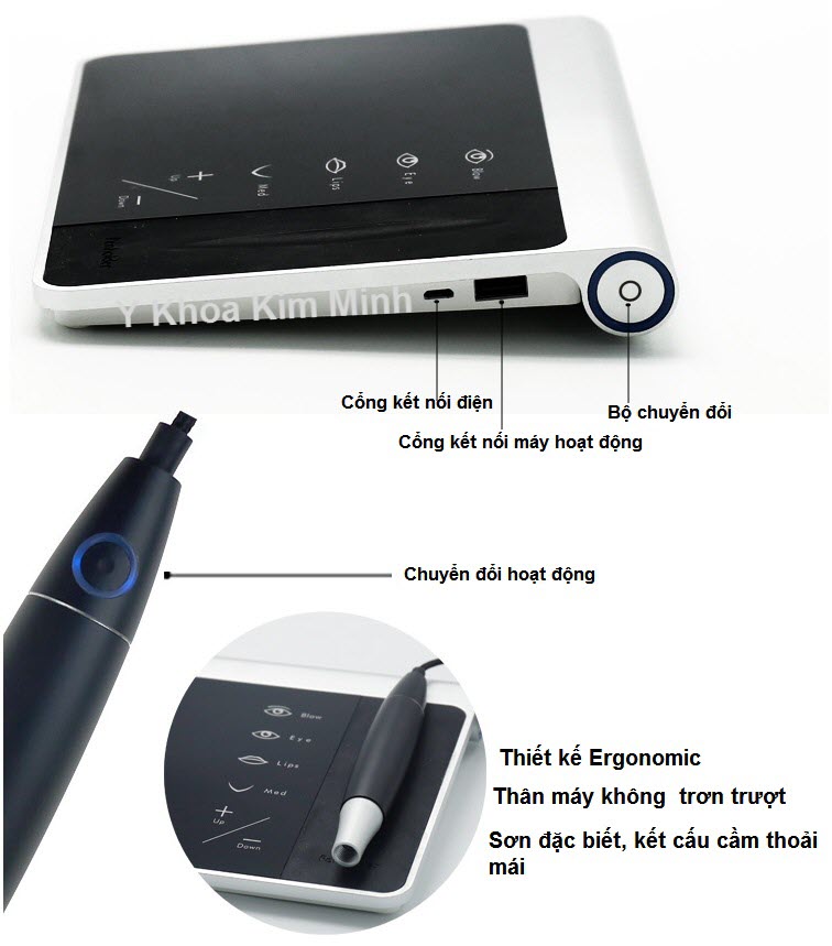 May lan kim chuyen nghiep ket hop xam moi mat chan may Charme - Y khoa Kim Minh