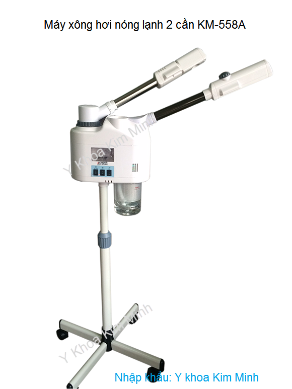 Máy xông hơi 2 cần nóng lạnh K-558A Y khoa Kim Minh