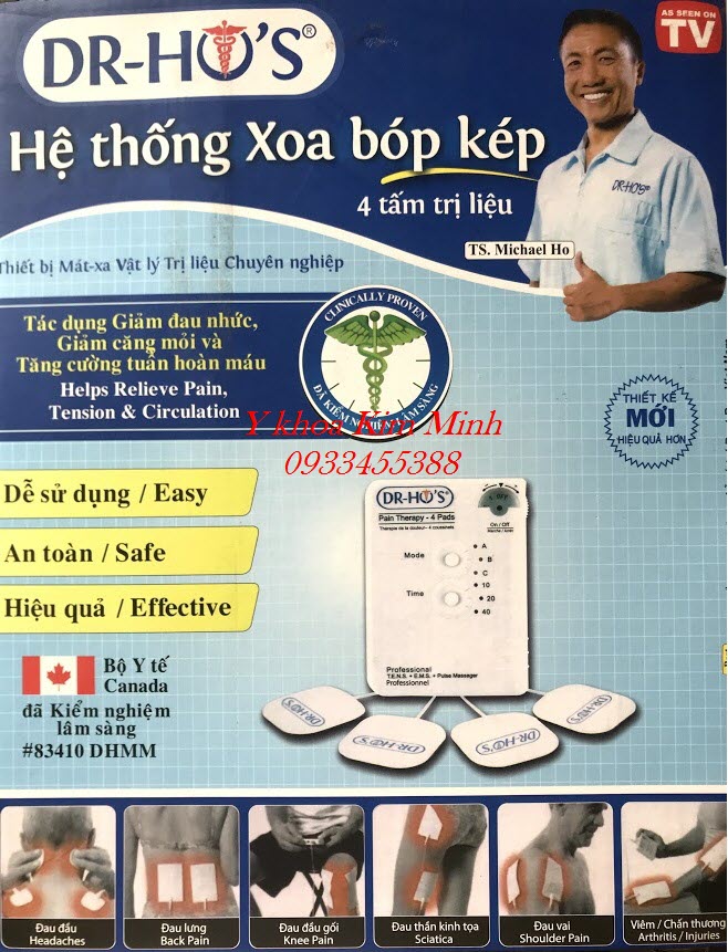 Đại lý máy Dr Hồ chính hãng phân phối tại Tp Hồ Chí Minh - Y Khoa Kim Minh