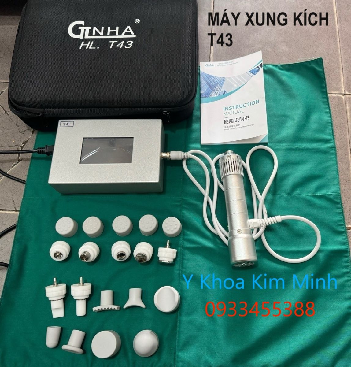 Báo giá máy xung kích shockwave T43 Y khoa Kim Minh