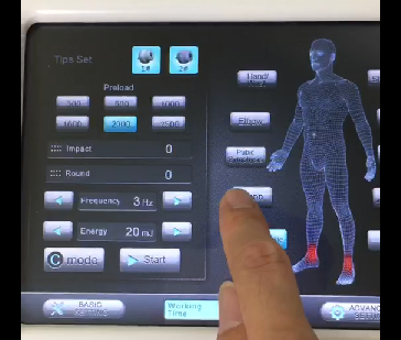 Máy xung kích chữa đau cổ chân - Y Khoa Kim Minh May xung kich chua dau co chan - Y khoa Kim Minh