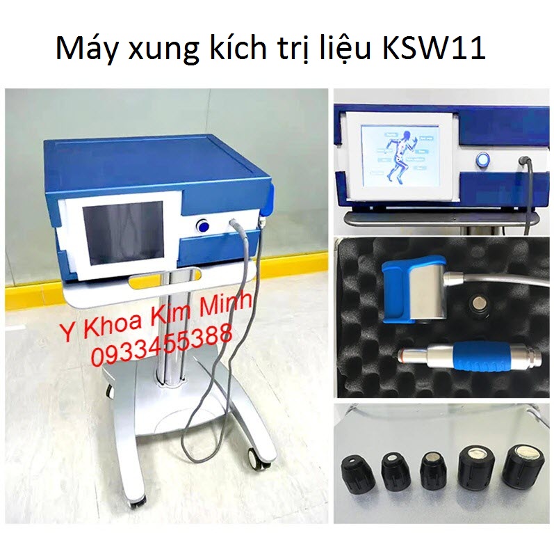 Máy xung kích Shockwave KSW11 dùng trong ngành vật lý trị liệu giảm đau Máy xung kích điều trị KSW11 dùng trong ngành vật lý trị liệu
