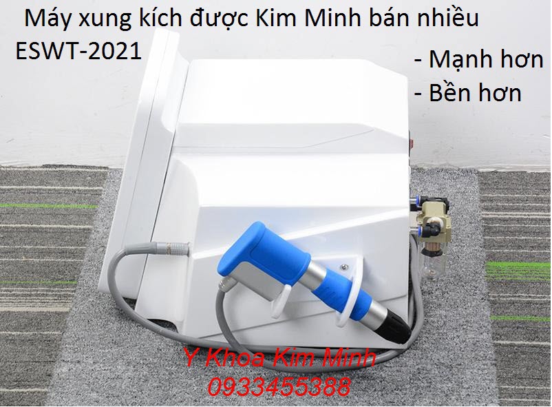 Máy xung kích điều trị mạnh nhất ESWT-2021 bán nhiều tại Y Khoa Kim Minh