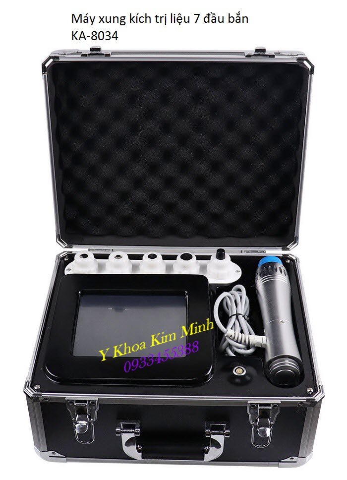 May xung kich tri lieu 7 dau mini KA-8034 - Y khoa Kim Minh