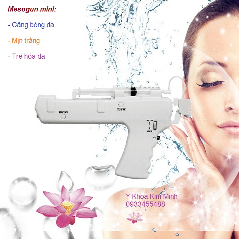 Mesogun mini tiem trang tre hoa da cong nghe tiem tu dong Kim Minh