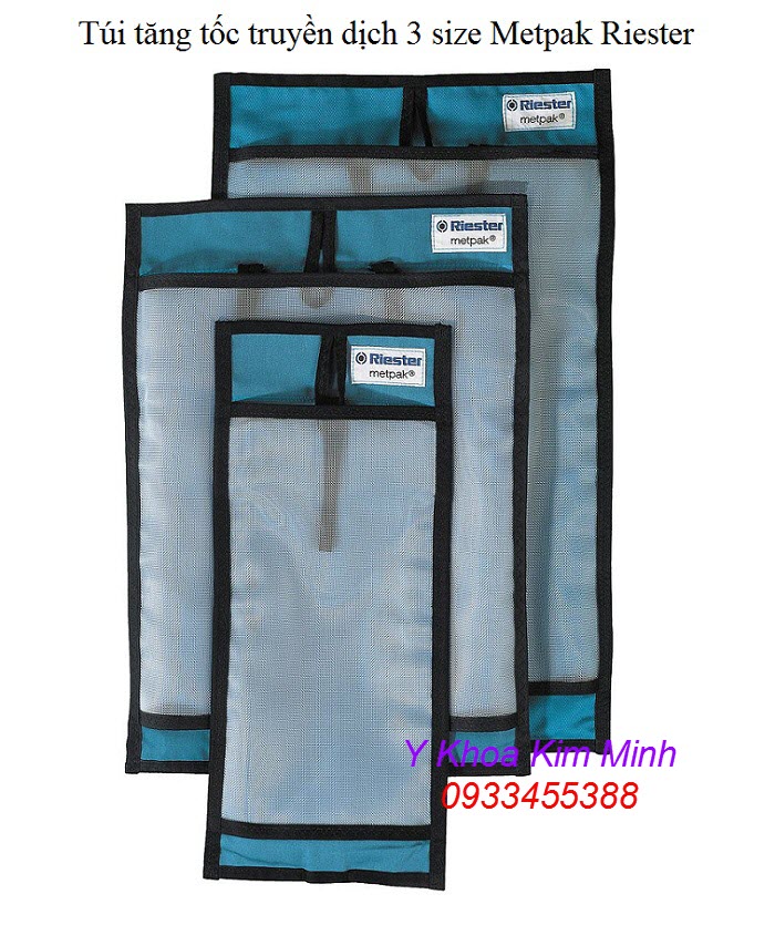 Metpak Riester Germany, Túi tăng tốc truyền dịch, truyền máu dùng trên xe cứu thương, phòng cấp cứu 