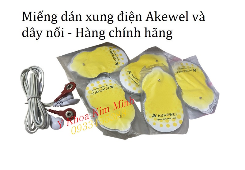 Miếng dán và dây nối máy xung điện Aukewel