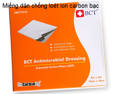 Miếng dán chống loét ion carbon bạc BCT điều trị lở loét - Y Khoa Kim Minh