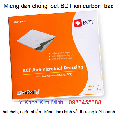 BCT ion carbon bạc - Miếng dán chống lỡ loét người bệnh tai biến nằm liệt giường lâu ngày - Y Khoa Kim Minh