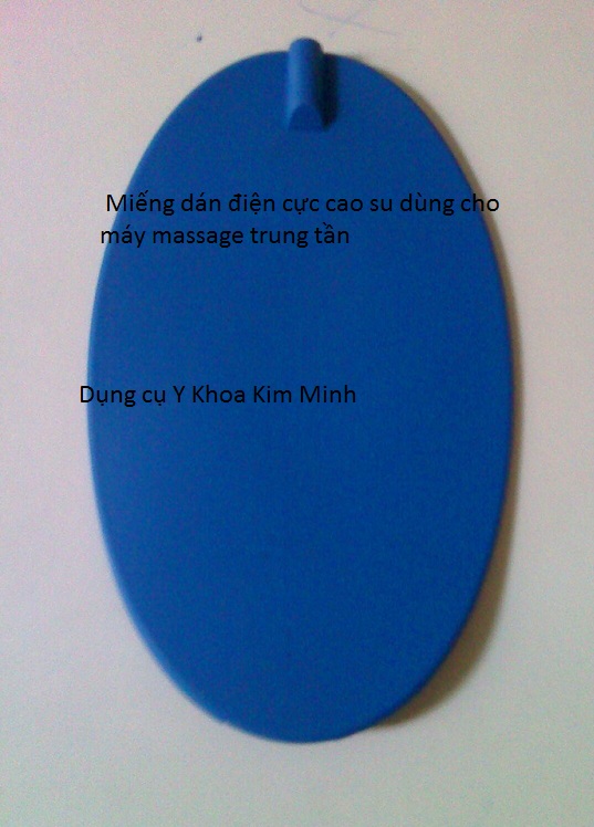 Mieng dan dien cuc cao su dung cho may tri lieu trung tan