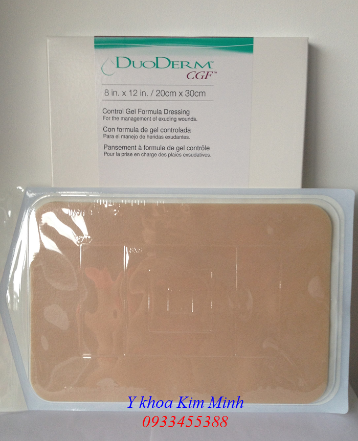 Sử dụng miếng dán chống loét ion carbon bạc CBT và DuoDerm CGF làm lành vết loét sâu rất nhanh - Y khoa Kim Minh