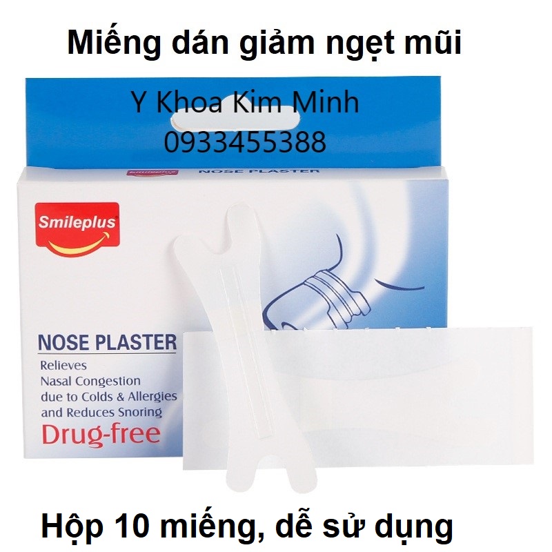 Miếng dán giảm nghẹt mũi người lớn trẻ em