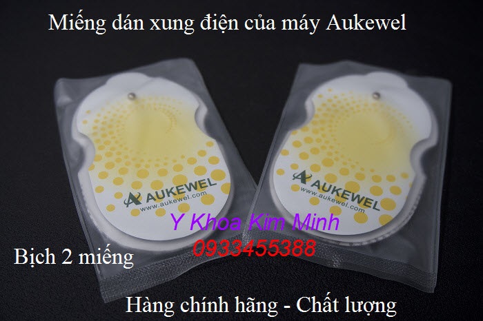 Miếng dán máy mat xa xung điện Aukewel chất lượng bán tại Y Khoa Kim Minh