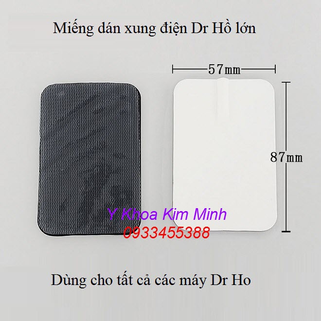 Miếng dán xung điện lớn của máy massage trị liệu Dr Ho - Y Khoa Kim Minh