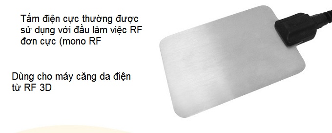 Tấm điện cực âm của máy căng da điện từ RF 3D KL-99 - Y Khoa Kim Minh