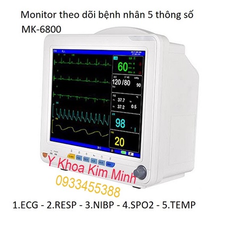 Monitor theo dõi bệnh nhân 5 thông số