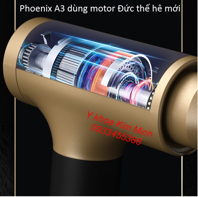 Motor massage gun A3 thế hệ mới của Đức