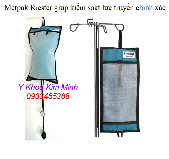 Bao áp lực truyền dịch truyền máu Metpak Riester của Đức bán tại Y khoa Kim Minh