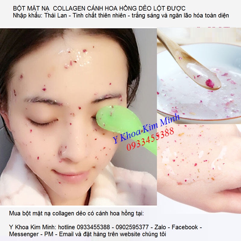 Mua bot mat na collagen Thai Lan co canh hoa hong o dau tai Tp Ho Chi Minh - Y Khoa Kim Minh 0933455388