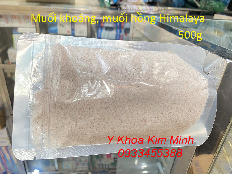 Muối khoáng Himalaya mịn dùng tẩy tế bào da chết da mặt