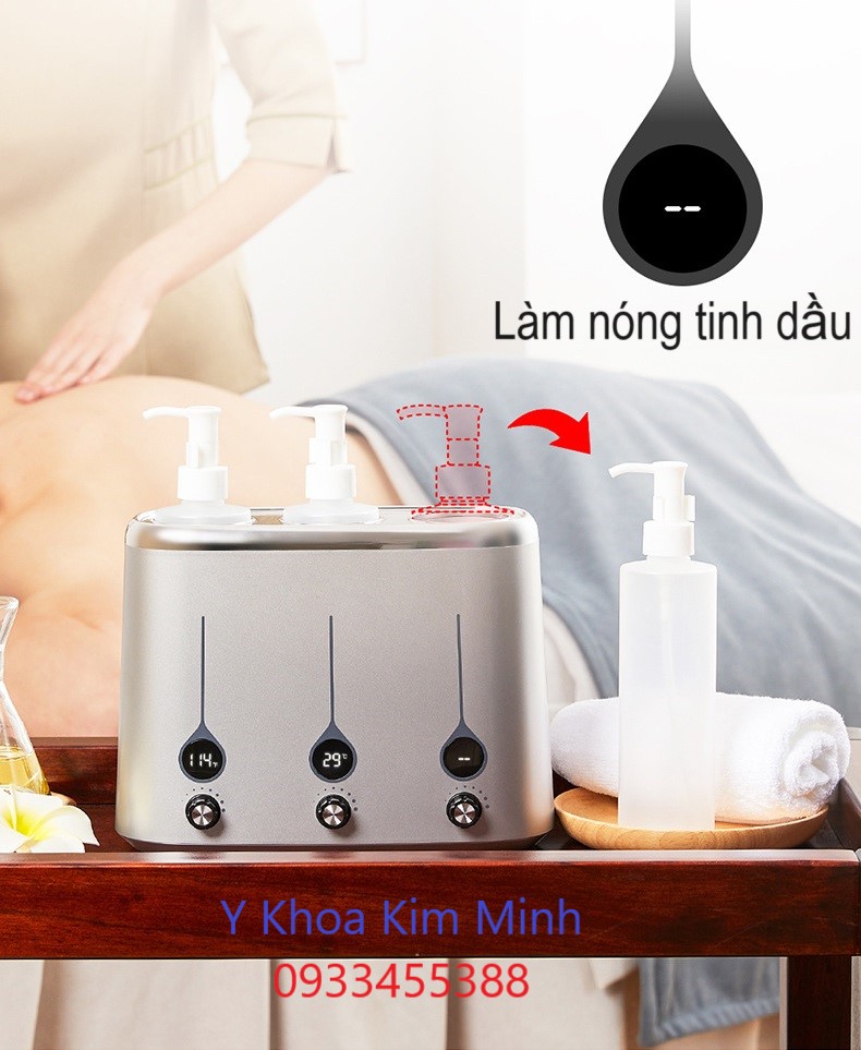 Nồi làm nóng tinh dầu dùng để massage body