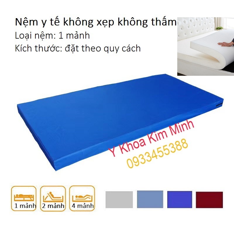 Nệm y tế nằm không xẹp 1 mảnh